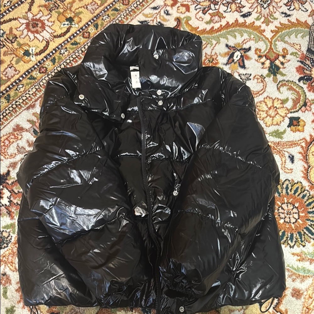 a new day Black Puffer Jacket
